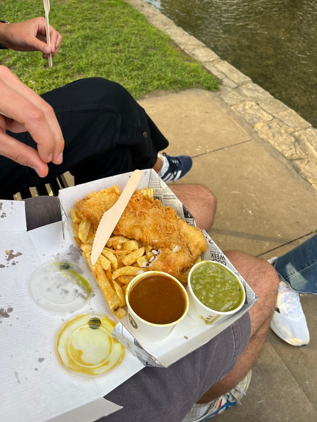 eating chips